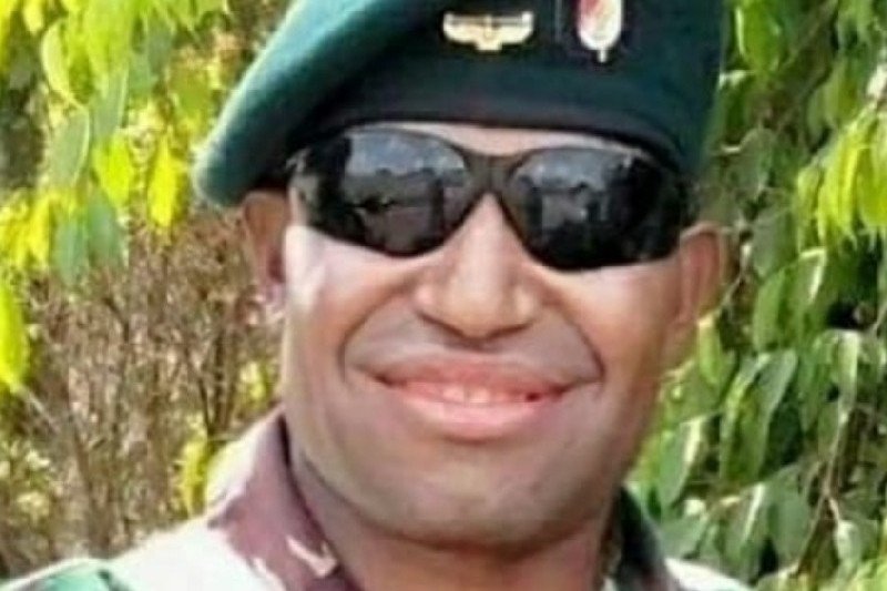  Pratu Lukius Y Matuan, anggota Yonif 400 Raider yang dilaporkan lari dan bergabung dengan KKB pimpinan Sabinu Waker. (ANTARA/HO/pihak ketiga)