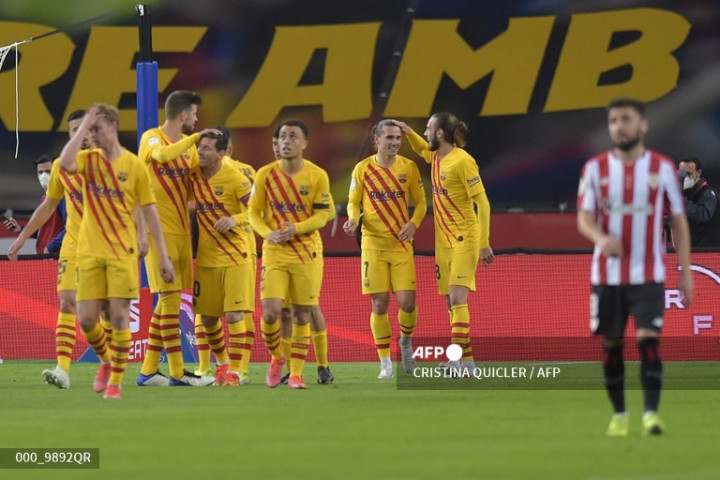 Hancurkan Bilbao, Barcelona Angkat Trofi Copa del Rey