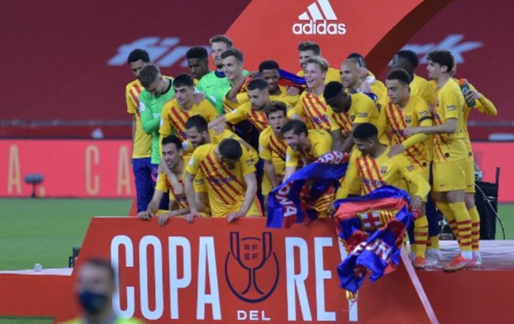 5 Fakta Menarik Usai Barcelona Juara Copa Del Rey 2020--2021
