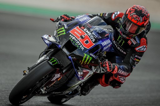 Fabio Quartararo. (PATRICIA DE MELO MOREIRA / AFP)