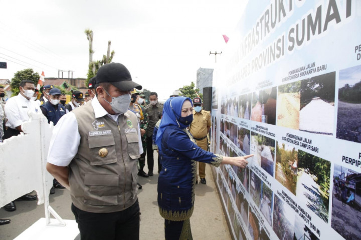 Herman Deru Resmikan 46 Infrastruktur di Musi Rawas