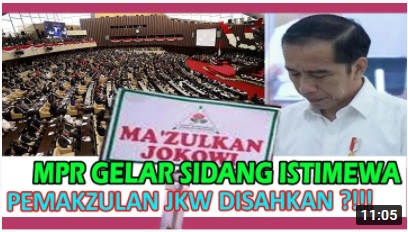 Tangkapan layar berita palsu Foto:Youtube