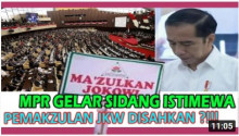 [Cek Fakta] MPR Gelar Sidang Istimewa, Pemakzulan Jokowi Disahkan? Ini Faktanya