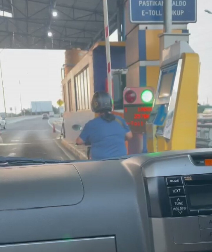 Pemotor Masuk Tol Dalam Kota Terancam Pidana Kurungan