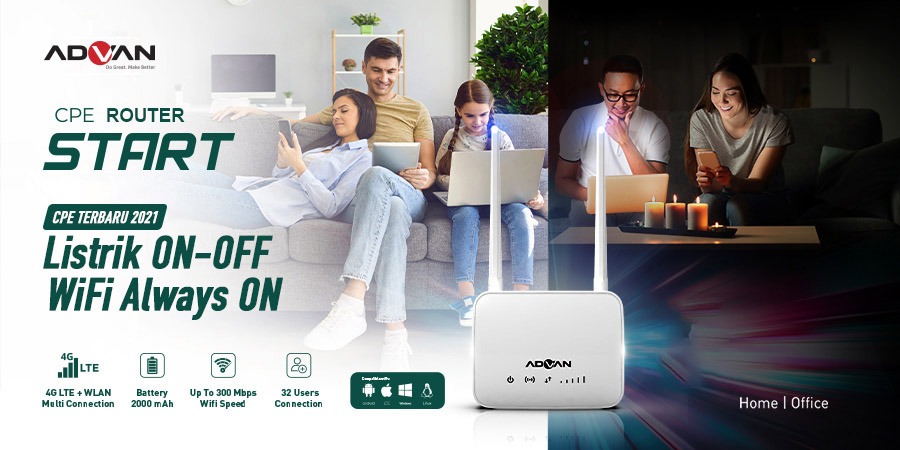 Advan CPE Router Start.