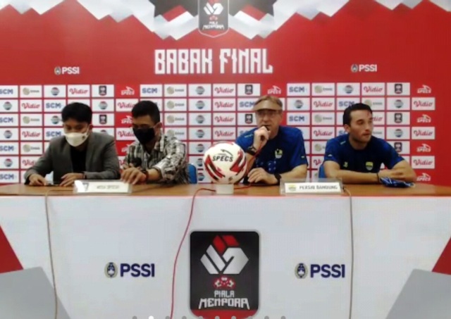 Pelatih Persib Akui Tim tak Maksimal Hadapi Persija