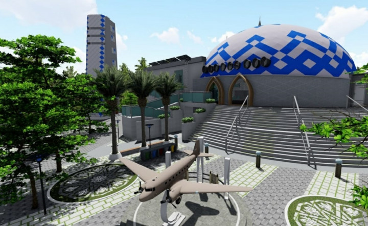 Masjid Nyak Sandang Aceh Rampung Oktober 2021