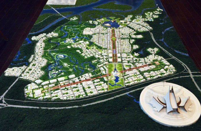 Desain ibu kota baru. Foto: dok MI/Irfan.