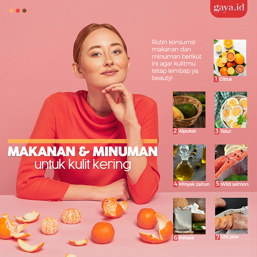 7 Makanan dan Minuman untuk Atasi Kulit Kering