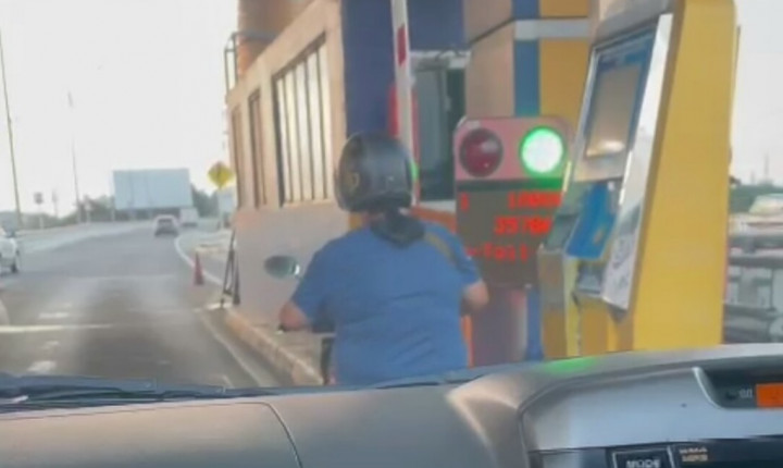 Pemotor Masuk Tol Dalam Kota Ditangkap