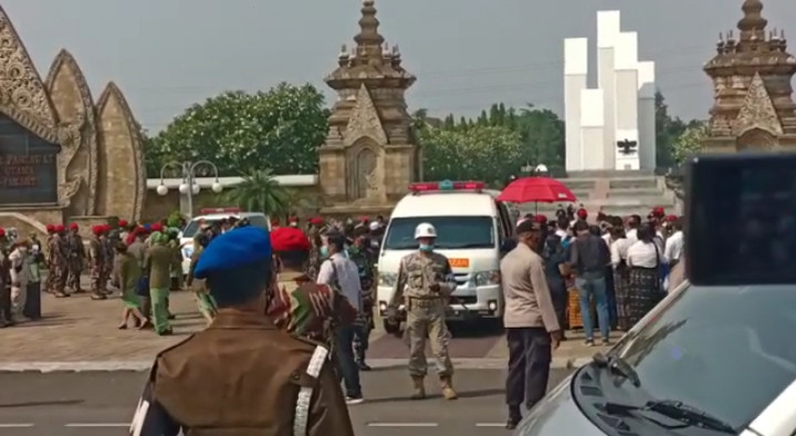 Pemakaman Kabinda Papua di TMP Kalibata, Lalu Lintas Tersendat