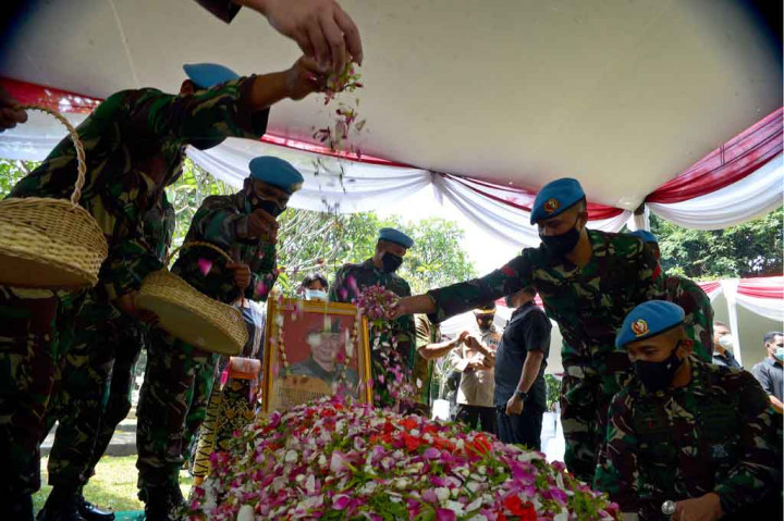 Foto: Kabinda Papua Dimakamkan di TMP Kalibata