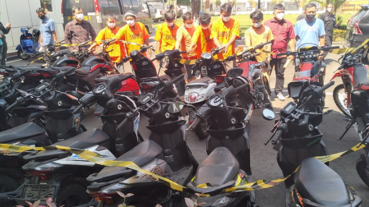 Komplotan Curanmor Lintas Pulau Dibekuk dengan Tembakan