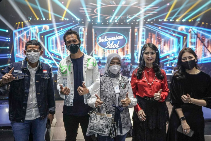 Menparekraf Sandiaga Uno Sebut Indonesian Idol Miliki Level Internasional