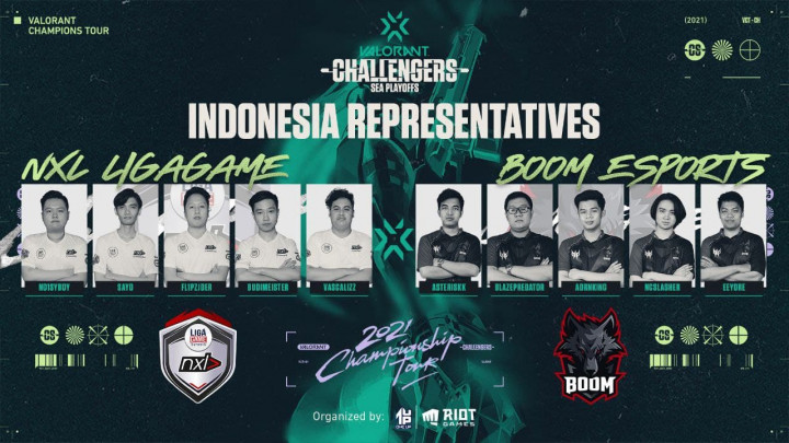 NXL dan Boom Esports Bawa Indonesia Berlaga di Valorant Champions Tour 2021