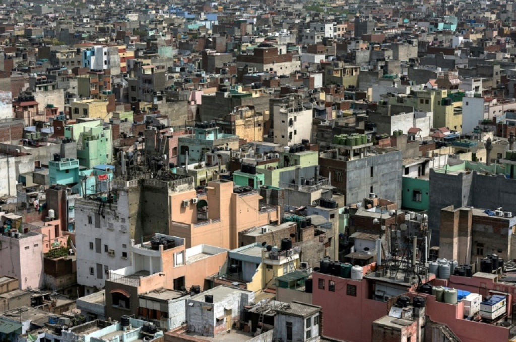 Pemandangan salah satu sudut kota New Delhi, India. (AFP)