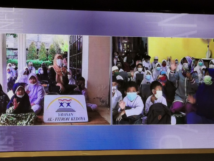 Ungkapan Kebahagiaan Anak Yatim Mendapat Santunan Metro TV dan BAZNAS