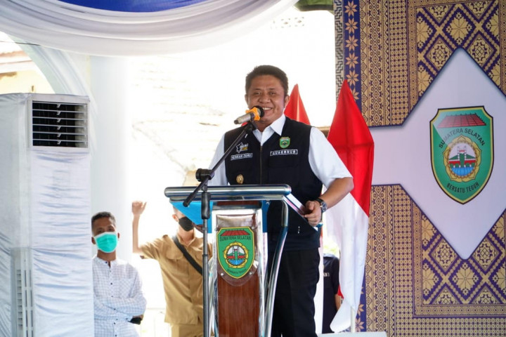 Herman Deru Resmikan 56 Pembangunan Infrastruktur di OKI