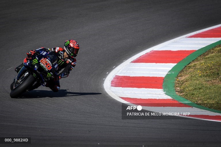 Pembalap Monster Yamaha, Fabio Quartararo (AFP/Patricia De Melo Moreira)