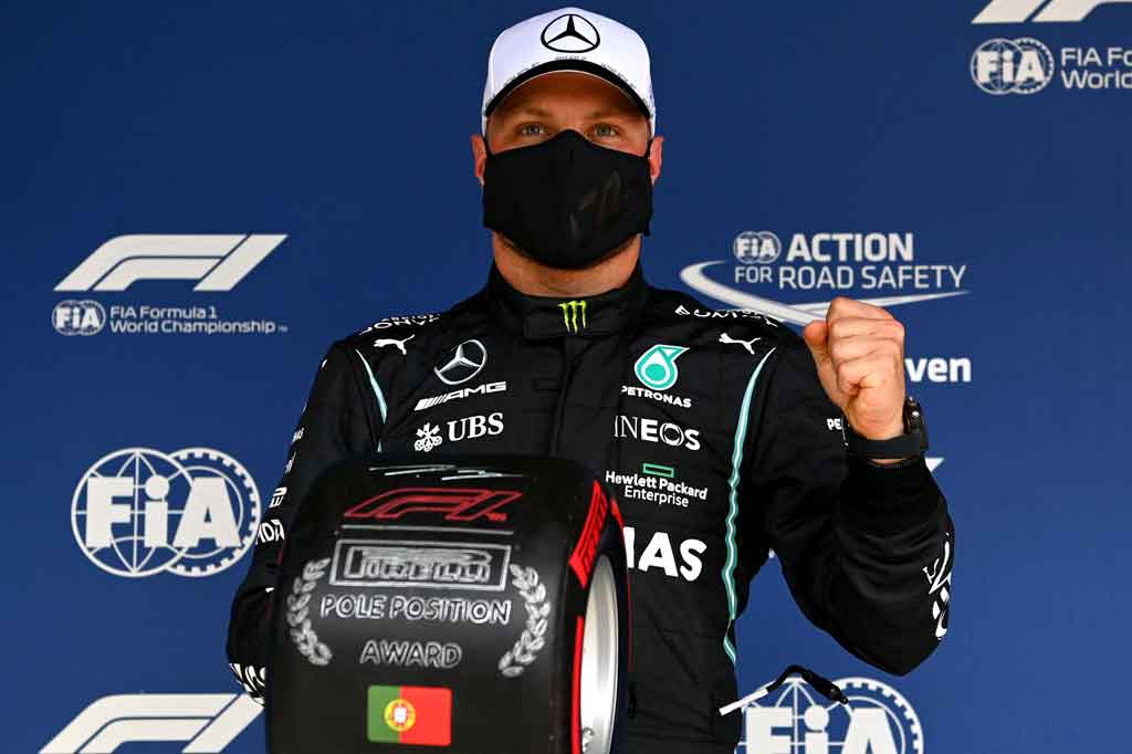 F1 GP Portugal: Bottas Pole, Hamilton Start di Posisi Kedua