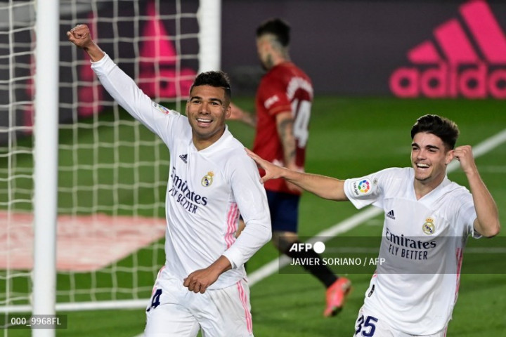 Real Madrid vs Osasuna: Atasi Osasuna, Madrid Tempel Atletico