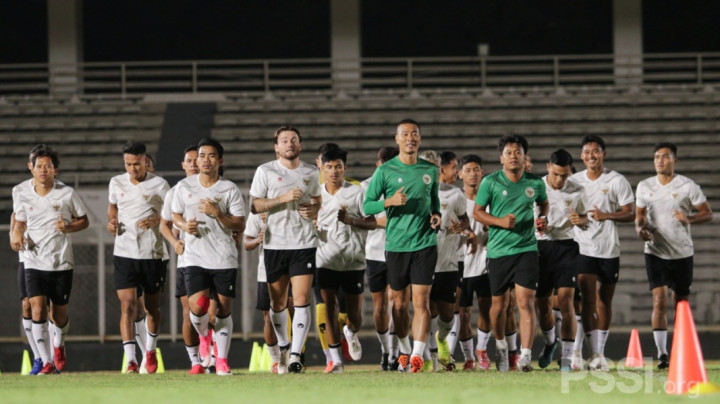 Jalani Latihan Perdana, Kondisi Para Pemain Timnas <i>On Fire</i>