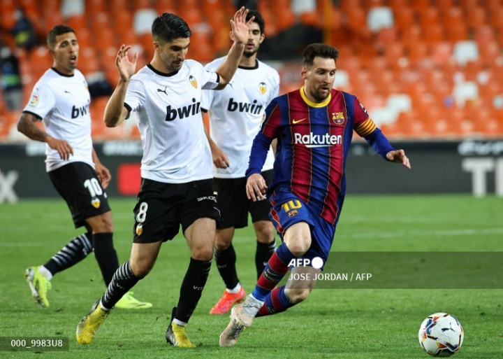 Valencia vs Barcelona: Sengit, Barca Bungkam Valencia