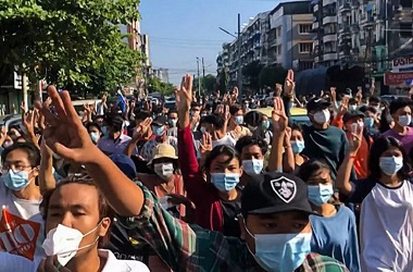 8 Demonstran Tewas Ditembak Pasukan Keamanan Myanmar