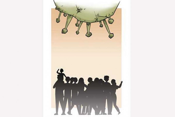 Kerumunan Horor di Tanah Abang