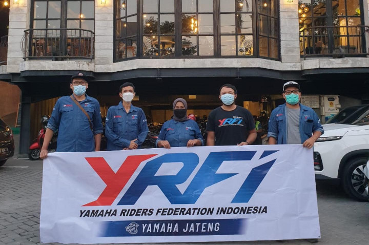 Trik Aman Bukber Komunitas Motor Ala YRFI Jawa Tengah