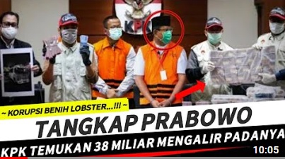 Tangkapan layar berita palsu Foto:Youtube