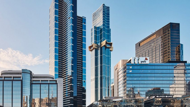 Desain Apartemen Tertinggi yang Dilengkapi Bintang Emas