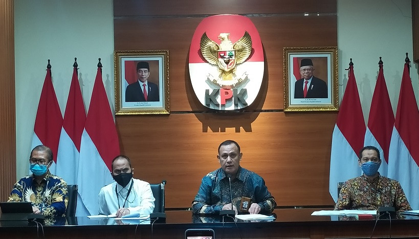 Konferensi pers terkait tes wawasan kebangsaan pegawai KPK. Medcom.id/Candra Yuri Nuralam