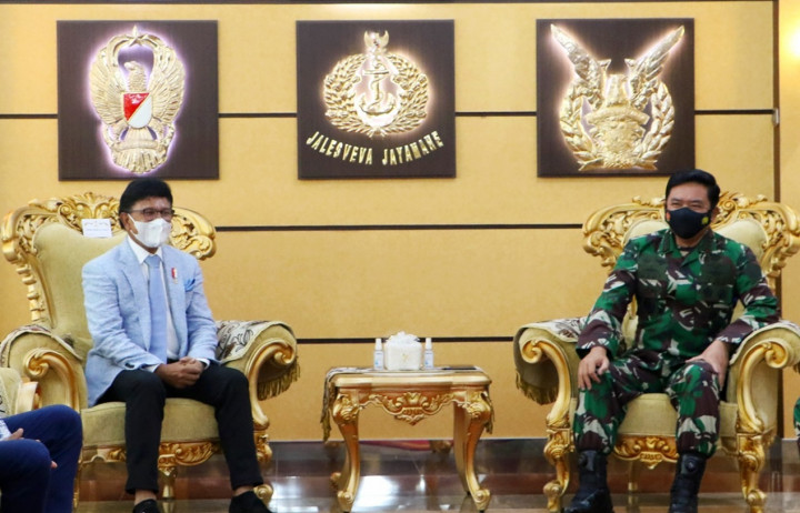 Menkominfo Ingin Perkuat Ketahanan Sektor Digital dengan Panglima TNI