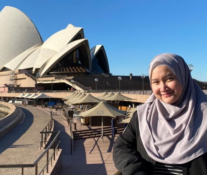 Septifa Leliano Ceria menjalani Ramadan di Canberra, Australia. Foto: Istimewa.