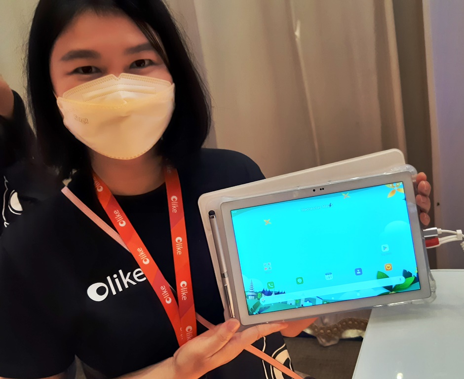 Olike EduTab, gadget ramah untuk anak dan anti-khawatir untuk orang tua. (Foto: A. Firdaus)