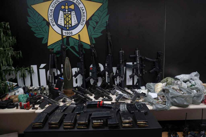 25 Meninggal Dalam Penggerebekan Geng Narkoba di Brasil