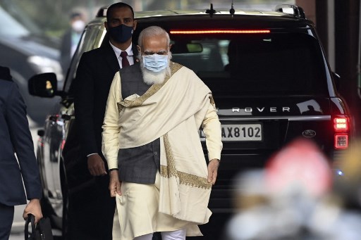 Covid-19 Makin Parah, PM India Tetap Renovasi Kompleks Parlemen