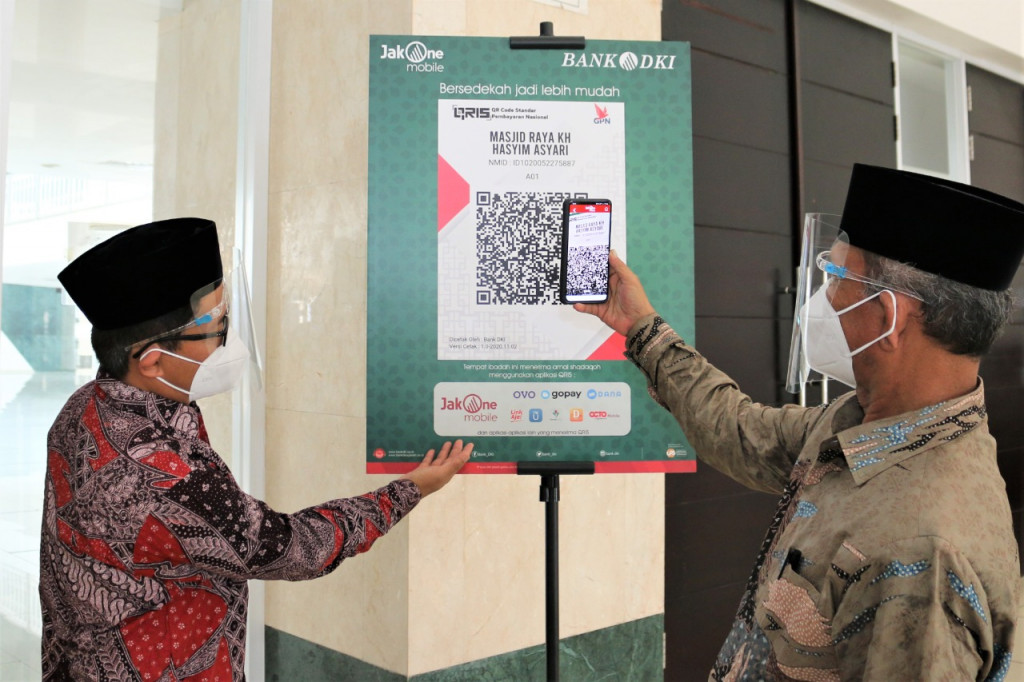 Bank DKI permudah masyarakat bayar zakat, infaq, dan sedekah via digital. FOTO: Bank DKI