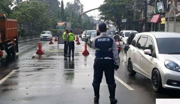 313 Kendaraan Keluar Tangerang Diminta Putar Balik