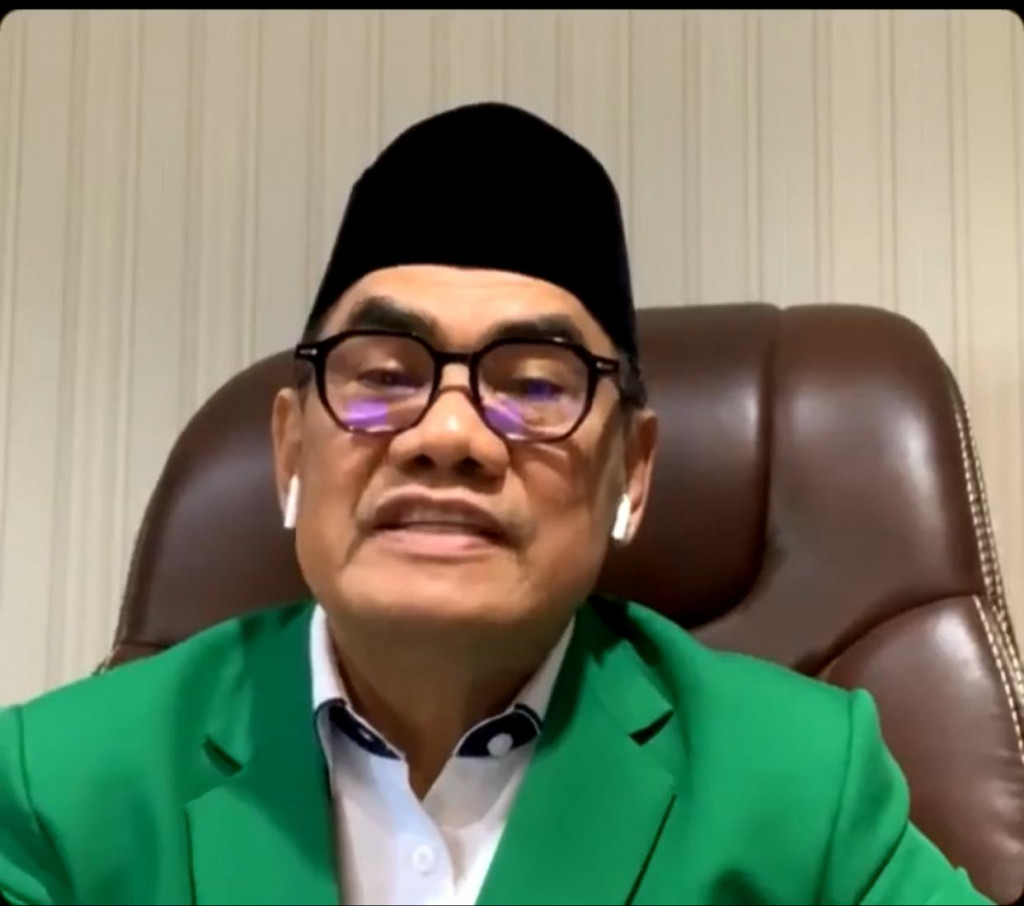 Rektor UMI, Basri Modding. Tangkapan layar siaran Instagram osc_medcom.