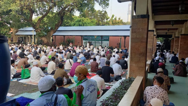 Rasa Syukur Bertemu Idulfitri 2021 dan Bisa Beribadah di Masjid