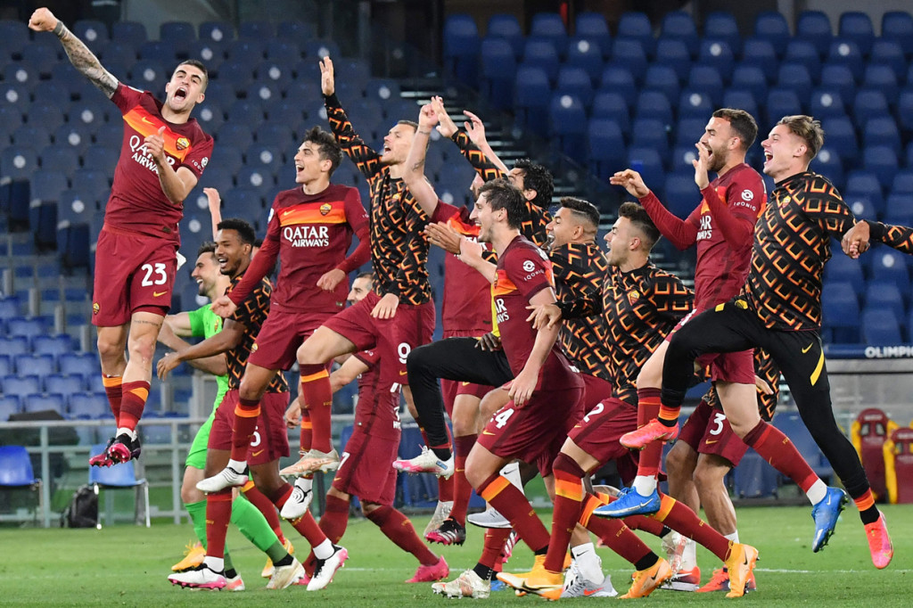 Liga Italia: AS Roma Tekuk Lazio 2-0 di Derby della Capitale