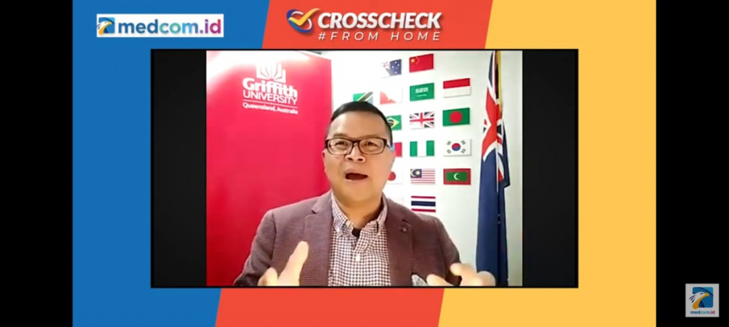 Epidemiolog dari Griffith University Australia Dicky Budiman. Medcom.id/Anggi Tondi Martaon