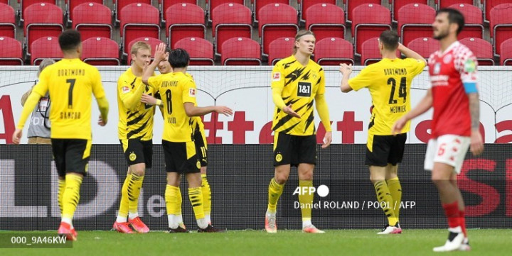 Mainz vs Dortmund: Dortmund Atasi Perlawanan Mainz