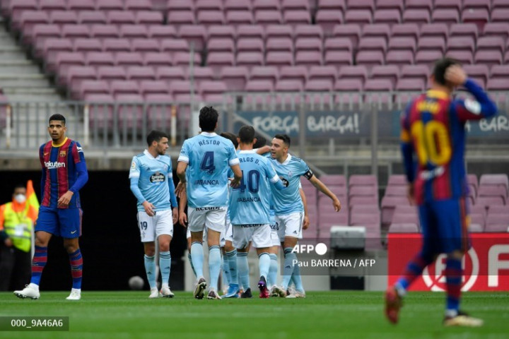 Barcelona vs Celta Vigo: Tumbang, Barcelona Kubur Mimpi Juara