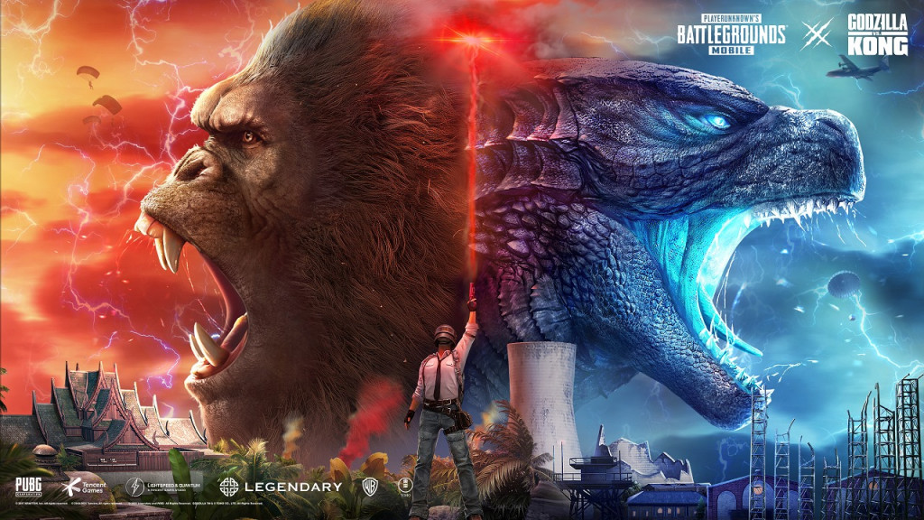 PUBG Mobile kedatangan Godzilla vs. Kong