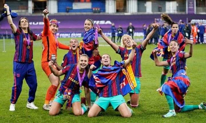 Sederet Fakta Menarik Usai Barcelona Juara Liga Champions Wanita 2020--2021