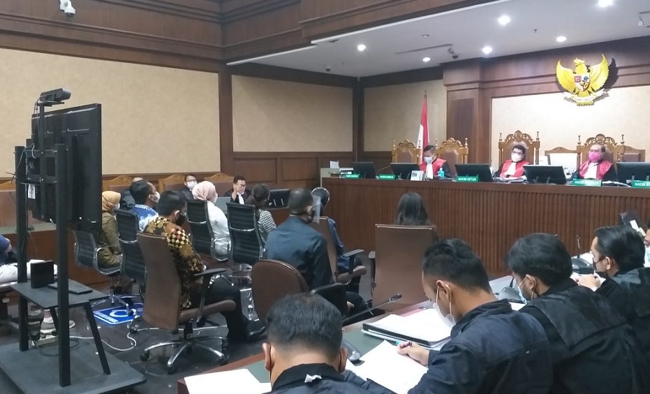 Sidang lanjutan kasus dugaan korupsi ekspor benih bening lobster (BBL) atau benur. Medcom.id/Fachri Audhia Hafiez