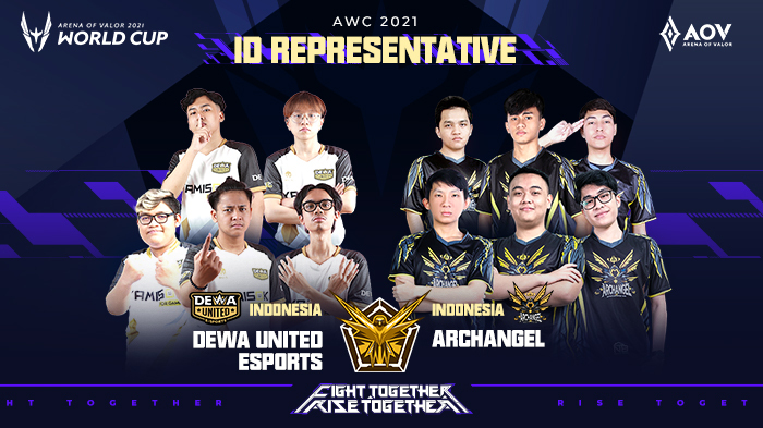 Archangel dan Dewa United Esports Wakili Indonesia ke AoV World Cup 2021